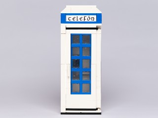 Irish Telephone Box (Blue), front