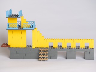 Diving tower, side view