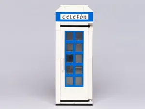 Irish Telephone Box (Blue)
